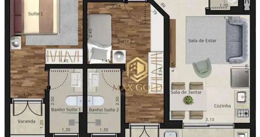 Apartamento com 2 dormitórios à venda, 64 m² por r$ 716.000,00 - itaguá - ubatuba/sp