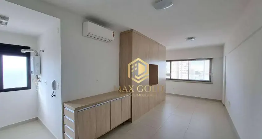 Apartamento com 1 dormitório para alugar, 39 m² por r$ 2.607,00/mês - centro - taubaté/sp