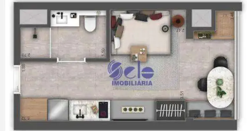Studio com 1 dormitório à venda, 26 m² por R$ 320.000,00 - Vila Primavera - São Paulo/SP