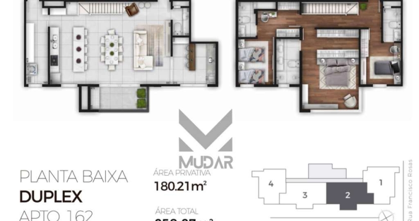 Apartamento com 2 quartos à venda na Rua  Ramis Galvão, 629 - Ponta Grossa - PR, Estrela, Ponta Grossa