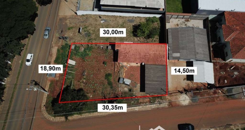 Terreno de esquina na Avenida Carlos Cavalcanti – Nos Fundos da UEPG