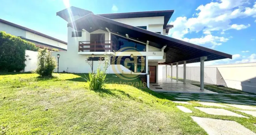 Sobrado com arquitetura moderna e excelente estrutura no condomínio mirante do vale - jacareí sp