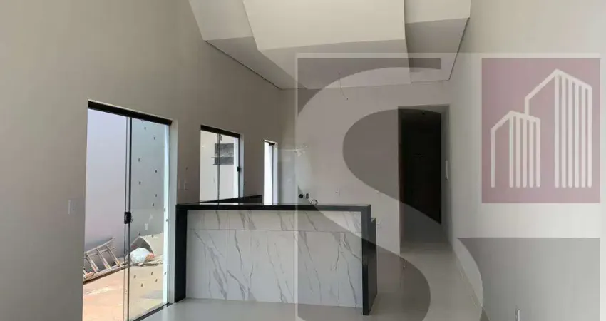 Casa para Venda em Uberlândia, Novo Mundo, 3 dormitórios, 1 suíte, 2 banheiros, 2 vagas