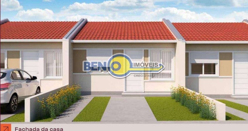 RESIDENCIAL SOLAR DOS PASSAROS EM ALVORADA- casa de 2 dormitórios