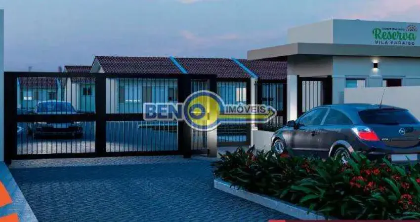 Condominio fechado reserva paraiso em cachoeirinha, casas de 2  dormitórios