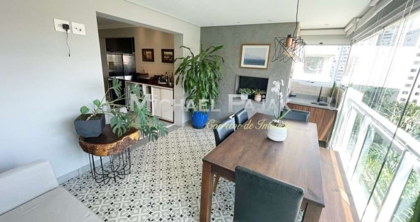 Apartamento na Vila Mascote com ótima planta, 3suítes e varanda gourmet com 108m2 e lazer completo!