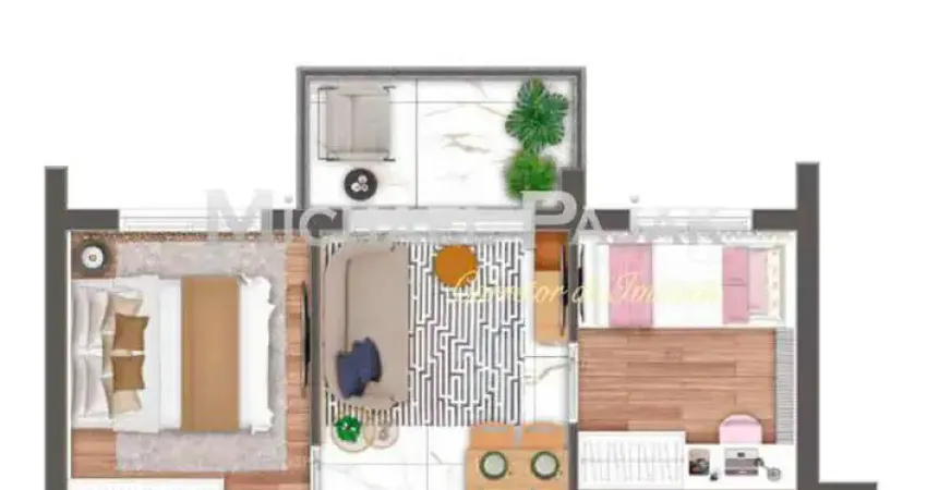 Loft com 2 quartos à venda na Alameda Raja Gabaglia, 289, Vila Olímpia, São Paulo