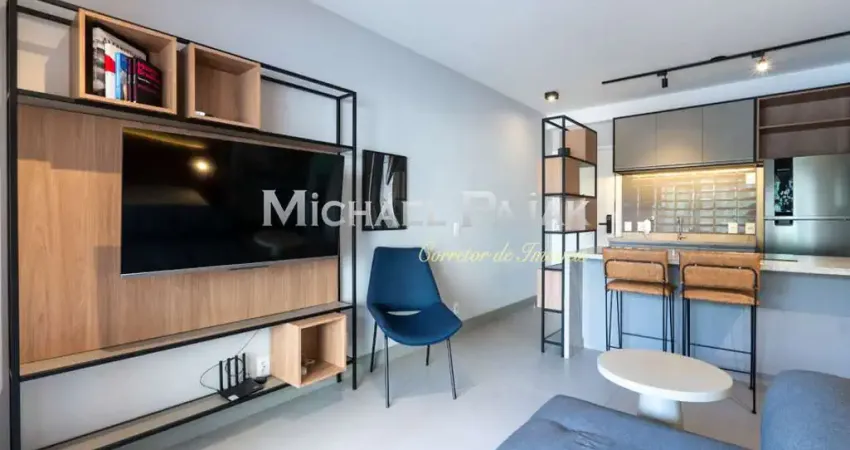 Studio tipo para venda com 1 quarto no Campo Belo - Michael Pajak (11) 99996 - 4550