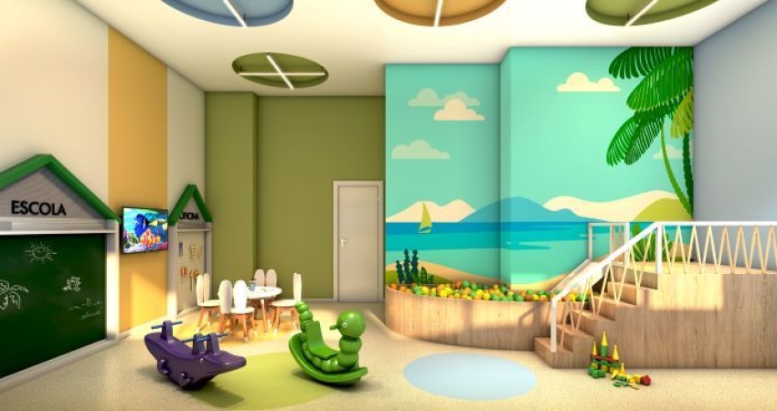 Apartamento 50 m2, 2 dorm, 1 suite, terraço, vaga