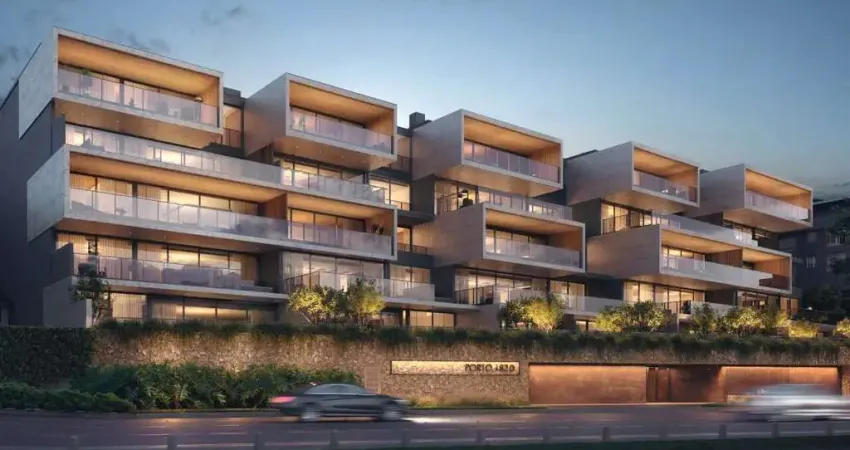 Tributo à paisagem natural e cultural de poa, o porto 1820 traz uma arquitetura contemporânea em reverência à orla