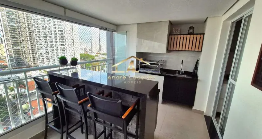 Estilo tatuapé - lindo apartamento - varanda gourmet - 132 mts - tatuapé/sp
