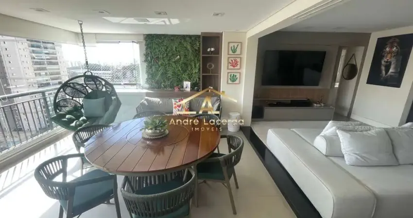 Giardino san felipe - lindo apartamento - 124 mts - varanda gourmet - tatuapé