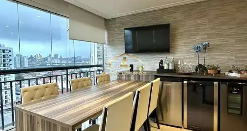 Spettacolo tatuapé - lindo apartamento - tatuapé/sp - varanda gourmet