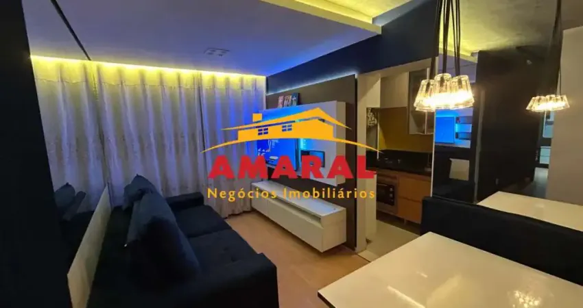 Lindo Apartamento de 2 Dormitórios com armários planejados no Condomínio Flex Suzano