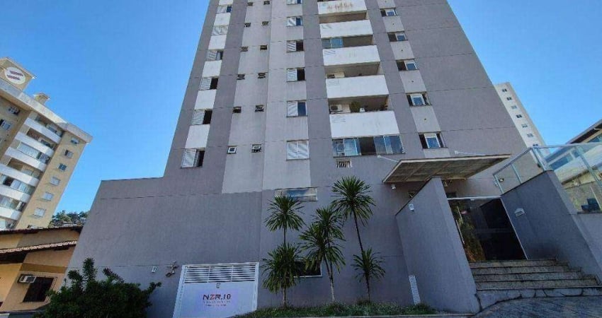 Apartamento com 1 dormitório para alugar, 55 m² por R$ 2.500,00/mês - Escola Agrícola - Blumenau/SC