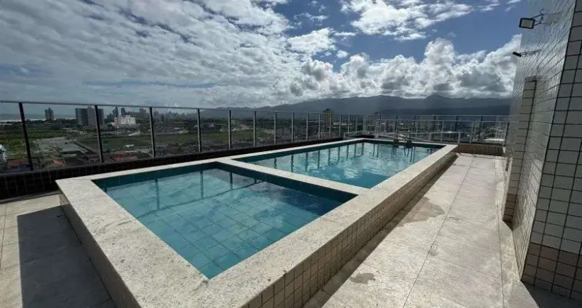 Apartamento um dormitório sacada gourmet vila mirim praia grande sp