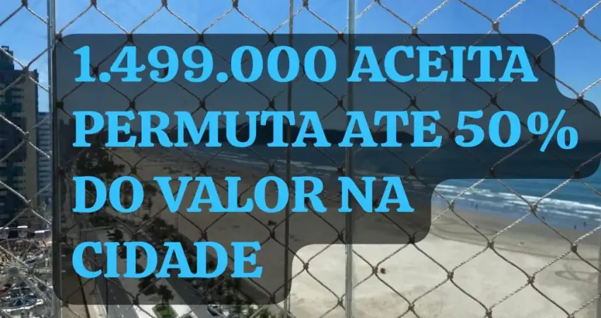 Apartamento três dormitórios com dependência de empregada campo da aviação praia grande