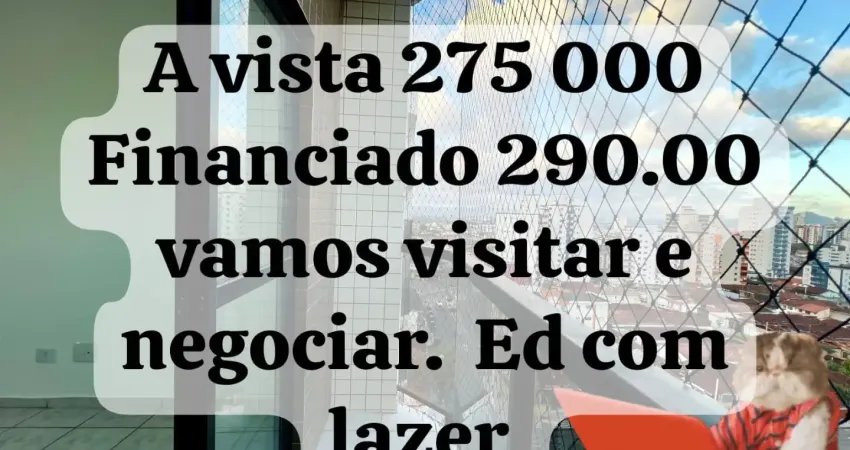 Apartamento um dormitório prédio com piscina vila tupi praia grande sp