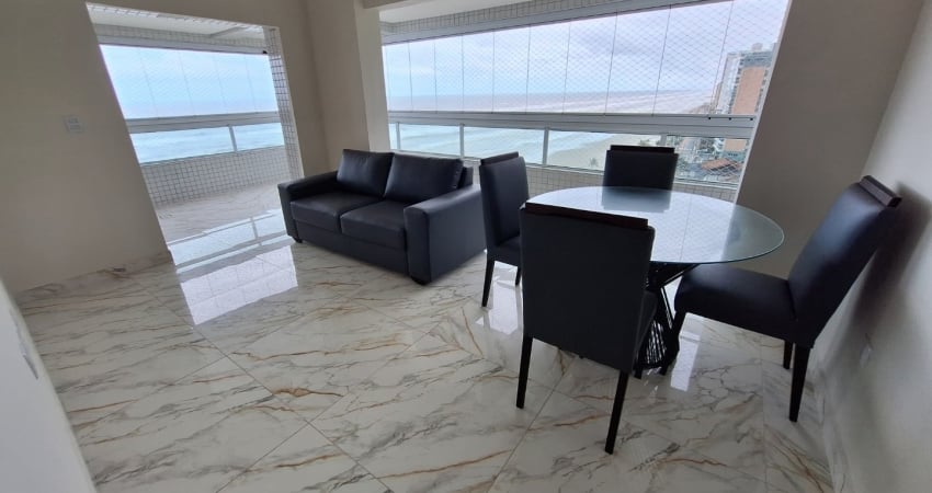 Apartamento trws dormitorios vista mar solemar praia grande sp