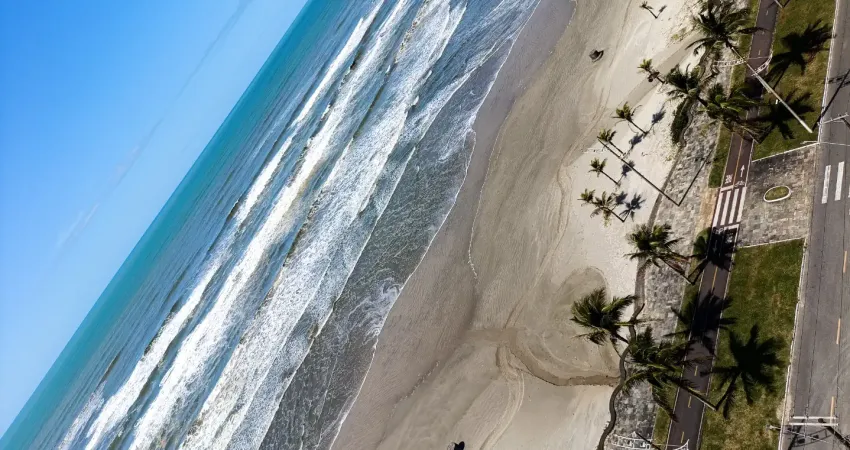 Apartamento dois dormitorios vista mar mobiliado balneario florida praia gramde sp