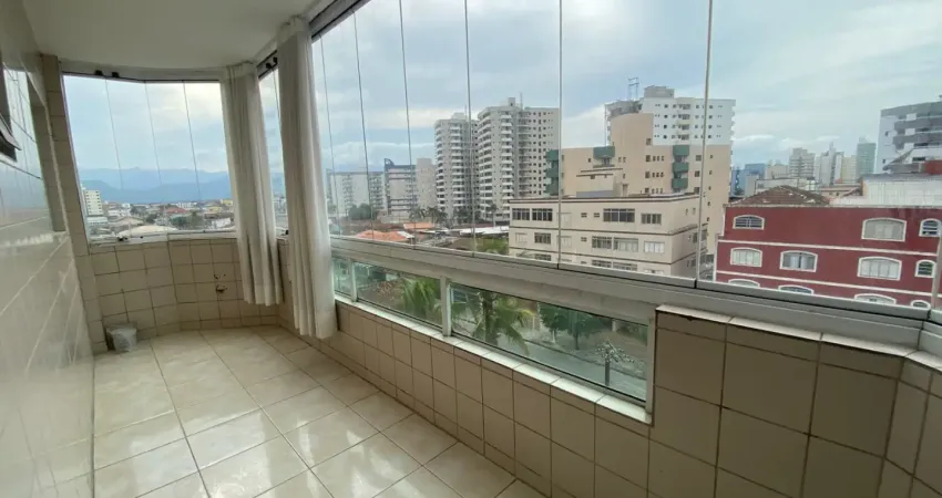 Apartamento dois dormitorios com suite sacada vila mirim praia grande sp