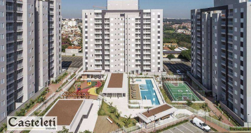 Apartamento com 2 dormitórios à venda, 57 m² por R$ 755.000,00 - Parque Rural Fazenda Santa Cândida - Campinas/SP