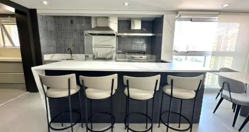 Apto tatuapé, mobiliado, 04 suítes, amplo terraço gourmet, 04 vagas ! ! !