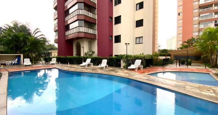 APTO A VENDA NO TATUAPÉ, 125M², SEMI MOBILIADO, ANDAR ALTO, 04 VAGAS !!