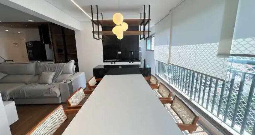 APTO NO TATUAPÉ, MOBILIADO E DECORADO, 03 SUÍTES, TERRAÇO GOURMET, 02 VAGAS !!