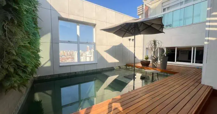 COBERTURA DUPLEX A VENDA NO JD ANÁLIA FRANCO, 04 DORMITÓRIOS, 02 SUÍTES, 06 VAGAS + DEPOSITO !