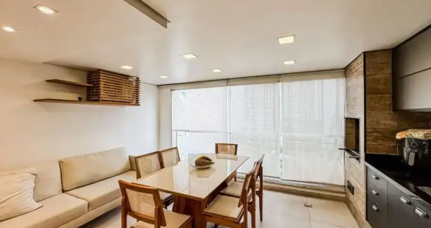 Apto a venda no tatuapé , semi mobiliado, terraço gourmet, 02 vagas !!