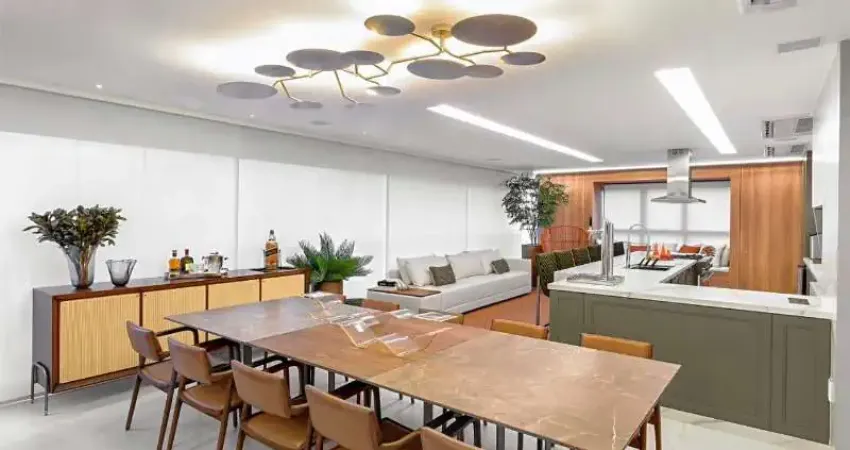 Apto de alto padrão, tatuapé, mobiliado, 04 suítes, 05 vagas, terraço gourmet  !!