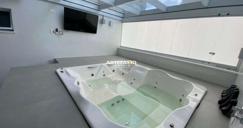 Apartamento de 150m²  2 suítes e lazer completo com Jacuzzi e solário privativo