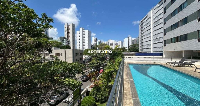 Apartamento Mobiliado 1 quarto, 44m2, à venda ao Lado do Parque da Jaqueira