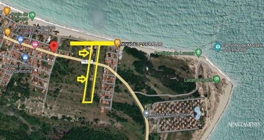 Casas e um verdadeiro sítio a Beira Mar na Praia de Lucena, você pode empreender