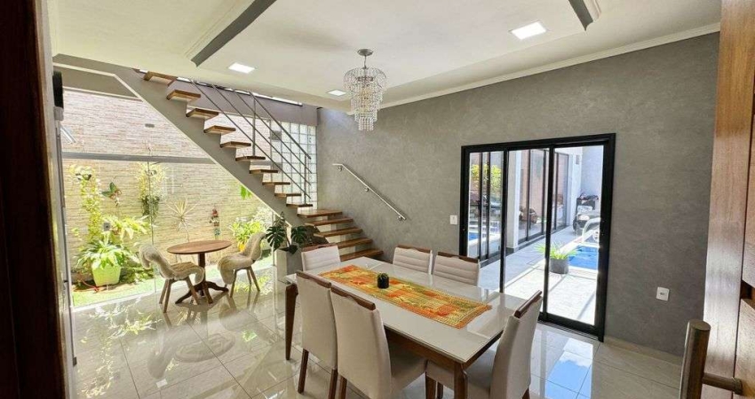 Sobrado alto padrão com 2 suítes no Residencial Meireles em Franca/SP