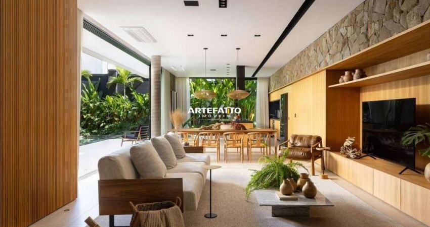 Casa mobiliada de condomínio, no Villa São Vicente, em Franca, com 417m²