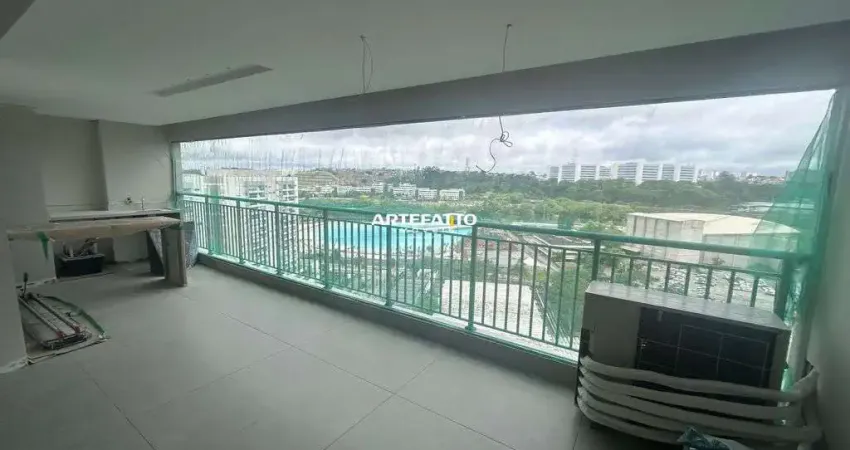 Mobiliado,3 suítes com vista para 1º clube praia de sp & represa, 2 vagas livres