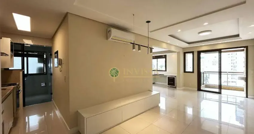 À venda | vista mar, semi mobiliado, 3 quartos e 77m² de área privativa - à venda no centro de florianópolis