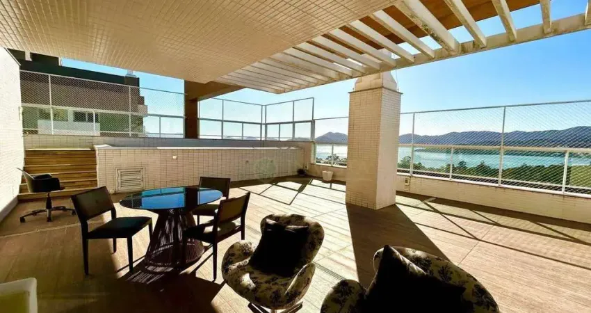 À venda | 377 m², terraço privativo com piscina, 3 quartos (todos suítes) e 4 vagas de garagem - agronômica, em florianópolis.