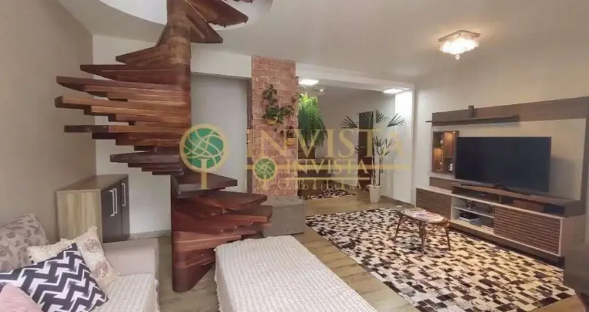 À venda | 173 m², duplex, terraço, 2 quartos e 1 vaga - centro, em florianópolis.