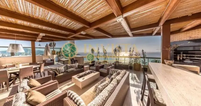À venda | frente mar, duplex, 505 m², área gourmet, 3 suítes e 5 vagas de garagem - joão paulo, em florianópolis.