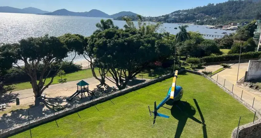 Mansão frente mar em condomínio fechado - à venda em cacupé, florianópolis.