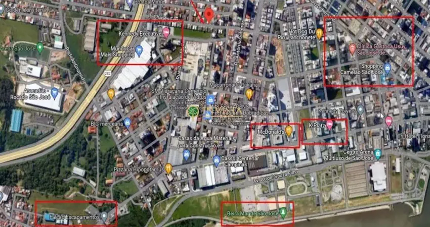 À venda | terreno comercial com 264 m² - kobrasol, em são josé.