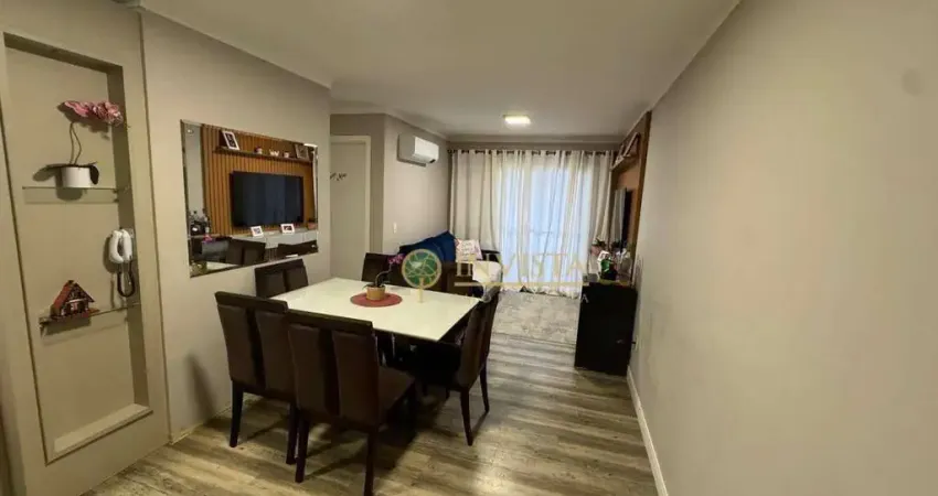 Á venda - semi mobiliado, 58m² de área privativa, 2 quartos - bairro deltaville / biguaçu