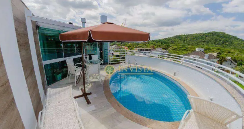 Á venda | cobertura mobiliada em jurerê com 3 suítes e 3 vagas de garagem