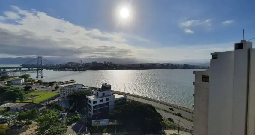 Locação | semi mobiliado, 3 quartos, vista mar, próximo ao colégio catarinense - centro de florianópolis