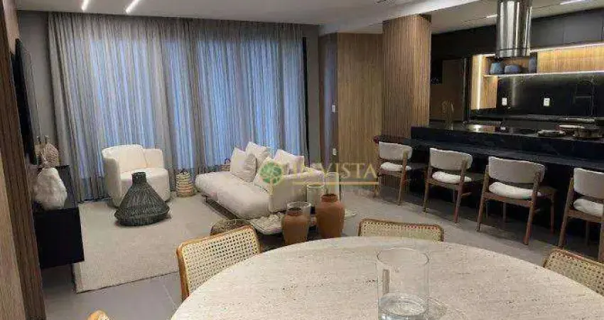 Apartamento com 3 quartos à venda, mobiliado e decora, 210 m² e 2 vagas - praia de jurerê, em florianópolis.