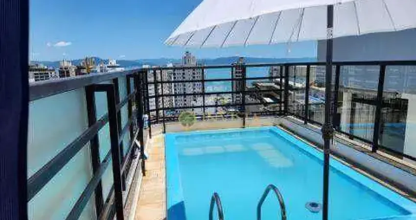 Duplex com terraço e vista Mar, reformado, 3 quartos e 2 vagas - À venda próximo ao Beiramar Shopping.