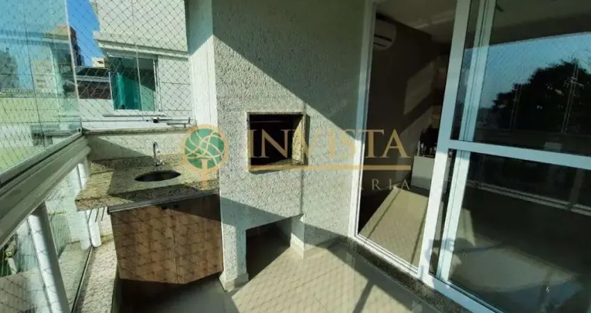 Locação | 69 m², Semi Mobiliado, Sacada com churrasqueira, 2 quartos e 2 vagas - Estreito, em Florianópolis.